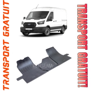 Ford Transit, Van, fabricat din 2006 - 2014, 3 Locuri, set covorase auto dedicate, din cauciuc 100% Premium