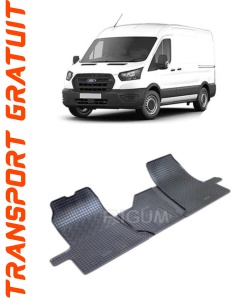 Ford Transit, Van, fabricat din 2006 - 2014, 3 Locuri, set covorase auto dedicate, din cauciuc 100% Premium accesorii pentru autoturismul tau - masina v156032