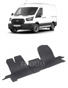 Ford Transit, Van, fabricat din 2015 - 2020, 3 Locuri, set covorase auto dedicate, din cauciuc 100% Premium accesorii pentru autoturismul tau - masina v160834