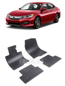 Honda Accord VIII, Sedan, fabricat din 09.2008 - 2015, set covorase auto dedicate, din cauciuc 100% Premium accesorii pentru autoturismul tau - masina v156003