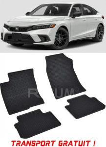 Honda CIVIc Xi fabricat din 11.2022 - Prezent, Sedan, set covorase auto dedicate, din cauciuc 100% Premium - Transport Gratuit accesorii pentru autoturismul tau - masina v39426