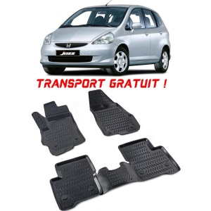 Honda Jazz 2001-2008 Set 4 covorase auto din cauciuc tip tavita premium line 3D - Transport Gratuit!