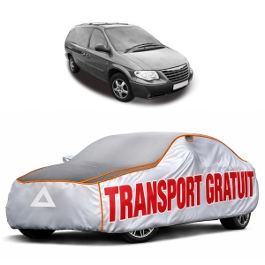 Husa Prelata Antigrindina Auto CHRYSLER GRAND VOYAGER / VOYAGER IV (RG, RS) din 2000-2008, Protectie auto contra intemperiilor la grindina, Waterproof, 4x Stickere auto CHRYSLER