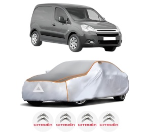 Husa Prelata Antigrindina Auto CITROEN BERLINGO Box Body/MPV (B9) din 2008-2021, Protectie auto contra intemperiilor la grindina, Waterproof, 4x Stickere auto CITROEN - Img 2