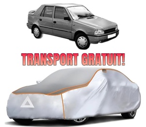 Husa Prelata Antigrindina Auto DACIA SUPERNOVA din 2000-2003, Protectie auto contra intemperiilor la grindina, Waterproof, 4x Stickere auto DACIA