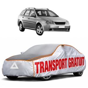 Husa Prelata Antigrindina Auto DAEWOO NUBIRA Wagon (J200) din 2003, Protectie auto contra intemperiilor la grindina, Waterproof, 4x Stickere auto DAEWOO