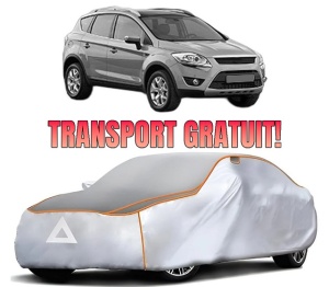 Husa Prelata Antigrindina Auto FORD KUGA I din 2008-2012, Protectie auto contra intemperiilor la grindina, Waterproof, 4x Stickere auto FORD
