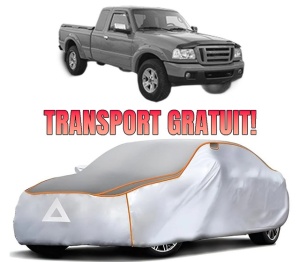 Husa Prelata Antigrindina Auto FORD RANGER (ET) din 2006-2012, Protectie auto contra intemperiilor la grindina, Waterproof, 4x Stickere auto FORD