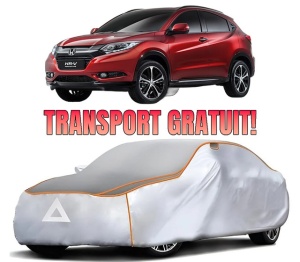 Husa Prelata Antigrindina Auto HONDA HR-V (RU) din 2015-2019, Protectie auto contra intemperiilor la grindina, Waterproof, 4x Stickere auto HONDA