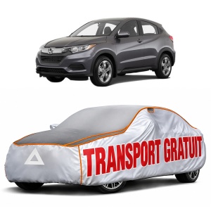 Husa Prelata Antigrindina Auto HONDA HR-V (RV) din 2021, Protectie auto contra intemperiilor la grindina, Waterproof, 4x Stickere auto HONDA