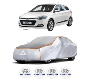 Husa Prelata Antigrindina Auto HYUNDAI i20 II Coupe (GB) din 2015-2021, Protectie auto contra intemperiilor la grindina, Waterproof, 4x Stickere auto HYUNDAI - Img 2
