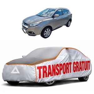 Husa Prelata Antigrindina Auto HYUNDAI ix35 Van din 2009-2015, Protectie auto contra intemperiilor la grindina, Waterproof, 4x Stickere auto HYUNDAI