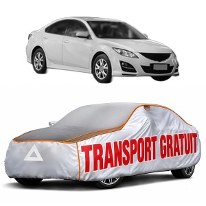 Husa Prelata Antigrindina Auto MAZDA 6 Hatchback (GH) din 2007-2013, Protectie auto contra intemperiilor la grindina, Waterproof, 4x Stickere auto MAZDA