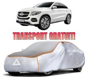 Husa Prelata Antigrindina Auto MERCEDES-BENZ GLE Coupe (C292) din 2015-2019, Protectie auto contra intemperiilor la grindina, Waterproof, 4x Stickere auto MERCEDES-BENZ