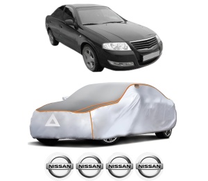 Husa Prelata Antigrindina Auto NISSAN ALMERA Classic (B10) din 2006, Protectie auto contra intemperiilor la grindina, Waterproof, 4x Stickere auto NISSAN - Img 2