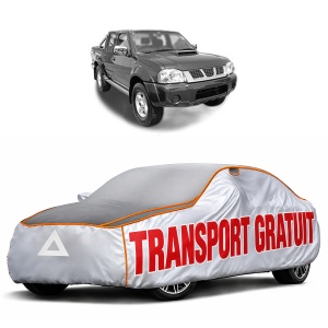 Husa Prelata Antigrindina Auto NISSAN NAVARA (D22) din 2001-2008, Protectie auto contra intemperiilor la grindina, Waterproof, 4x Stickere auto NISSAN