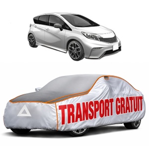 Husa Prelata Antigrindina Auto NISSAN NOTE (E12) din 2012-2016, Protectie auto contra intemperiilor la grindina, Waterproof, 4x Stickere auto NISSAN