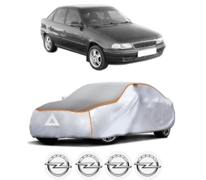 Husa Prelata Antigrindina Auto OPEL ASTRA F CLASSIC Saloon (T92) din 1998-2002, Protectie auto contra intemperiilor la grindina, Waterproof, 4x Stickere auto OPEL - Img 2