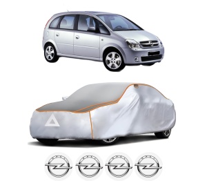 Husa Prelata Antigrindina Auto OPEL MERIVA A MPV (X03) din 2003-2010, Protectie auto contra intemperiilor la grindina, Waterproof, 4x Stickere auto OPEL - Img 2