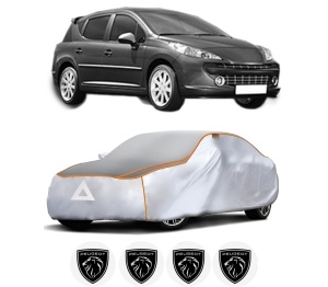 Husa Prelata Antigrindina Auto PEUGEOT 207 SW (WK_) din 2007-2013, Protectie auto contra intemperiilor la grindina, Waterproof, 4x Stickere auto PEUGEOT - Img 2