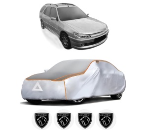 Husa Prelata Antigrindina Auto PEUGEOT 306 Estate Van (N_, 7_) din 1997-2000, Protectie auto contra intemperiilor la grindina, Waterproof, 4x Stickere auto PEUGEOT - Img 2