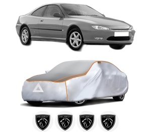 Husa Prelata Antigrindina Auto PEUGEOT 406 Coupe (8C) din 1997-2004, Protectie auto contra intemperiilor la grindina, Waterproof, 4x Stickere auto PEUGEOT - Img 2