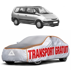 Husa Prelata Antigrindina Auto RENAULT ESPACE III (JE0_) din 1996-2002, Protectie auto contra intemperiilor la grindina, Waterproof, 4x Stickere auto RENAULT