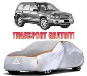 Husa Prelata Antigrindina Auto SUBARU FORESTER (SG_) din 2002-2008, Protectie auto contra intemperiilor la grindina, Waterproof, 4x Stickere auto SUBARU