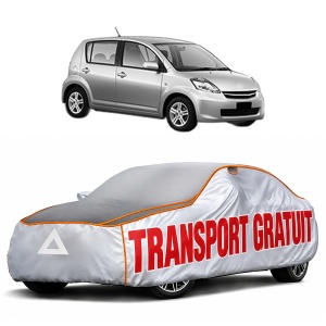 Husa Prelata Antigrindina Auto SUBARU JUSTY IV din 2007, Protectie auto contra intemperiilor la grindina, Waterproof, 4x Stickere auto SUBARU