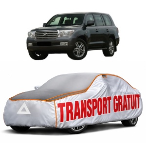 Husa Prelata Antigrindina Auto TOYOTA LAND CRUISER 200 (_J2_) din 2007-2015, Protectie auto contra intemperiilor la grindina, Waterproof, 4x Stickere auto TOYOTA
