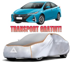 Husa Prelata Antigrindina Auto TOYOTA PRIUS PHV (_W52_) din 2016-2022, Protectie auto contra intemperiilor la grindina, Waterproof, 4x Stickere auto TOYOTA