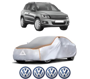 Husa Prelata Antigrindina Auto Volskwagen TIGUAN (5N_) din 2007-2018, Protectie auto contra intemperiilor la grindina, Waterproof, 4x Stickere auto Volskwagen - Img 2