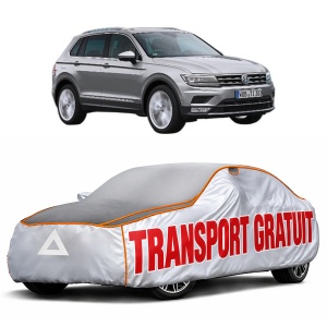 Husa Prelata Antigrindina Auto Volskwagen TIGUAN SUV Van (AD1) din 2016-2020, Protectie auto contra intemperiilor la grindina, Waterproof, 4x Stickere auto Volskwagen