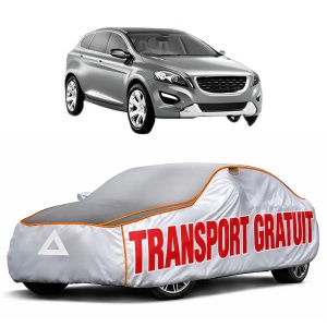 Husa Prelata Antigrindina Auto VOLVO XC60 I VAN (156) din 2013-2017, Protectie auto contra intemperiilor la grindina, Waterproof, 4x Stickere auto VOLVO