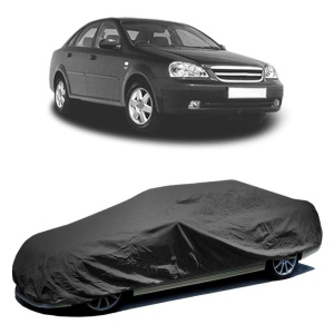 Husa prelata auto pentru CHEVROLET LACETTI Saloon (J200) 2003 - 2013, culoare negru, material textil impermeabil, rezistanta la intemperii praf UV, CARPASSION Husa Protectie - Img 2