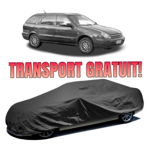 Husa prelata auto pentru CITROEN XSARA Estate Van 1999 - 2005, culoare negru, material textil impermeabil, rezistanta la intemperii praf UV, CARPASSION Husa Protectie