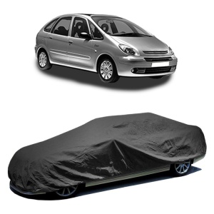 Husa prelata auto pentru CITROEN XSARA PICASSO (N68) 1999 - 2012, culoare negru, material textil impermeabil, rezistanta la intemperii praf UV, CARPASSION Husa Protectie - Img 2