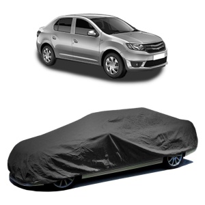 Husa prelata auto pentru DACIA LOGAN II 2012 - 2016, culoare negru, material textil impermeabil, rezistanta la intemperii praf UV, CARPASSION Husa Protectie - Img 2