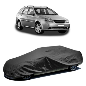 Husa prelata auto pentru DAEWOO NUBIRA Wagon (J200) 2003, culoare negru, material textil impermeabil, rezistanta la intemperii praf UV, CARPASSION Husa Protectie - Img 2