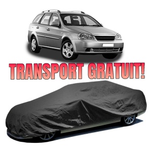 Husa prelata auto pentru DAEWOO NUBIRA Wagon (J200) 2003, culoare negru, material textil impermeabil, rezistanta la intemperii praf UV, CARPASSION Husa Protectie