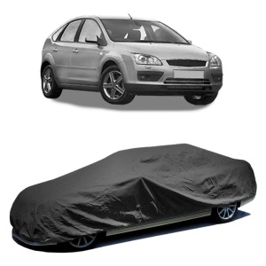 Husa prelata auto pentru FORD FOCUS II (DA_, HCP, DP) 2004 - 2012, culoare negru, material textil impermeabil, rezistanta la intemperii praf UV, CARPASSION Husa Protectie - Img 2