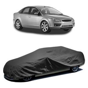Husa prelata auto pentru FORD FOCUS II Saloon (DB_, FCH, DH) 2005 - 2012, culoare negru, material textil impermeabil, rezistanta la intemperii praf UV, CARPASSION Husa Protectie - Img 2