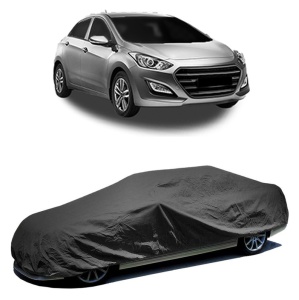 Husa prelata auto pentru HYUNDAI i30 Hatchback Van (GDE) 2015 - 2017, culoare negru, material textil impermeabil, rezistanta la intemperii praf UV, CARPASSION Husa Protectie - Img 2
