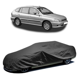 Husa prelata auto pentru KIA RIO I Hatchback (DC) 2000 - 2005, culoare negru, material textil impermeabil, rezistanta la intemperii praf UV, CARPASSION Husa Protectie - Img 2