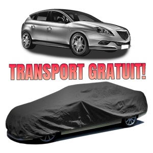 Husa prelata auto pentru LANCIA DELTA III (844_) 2008 - 2014, culoare negru, material textil impermeabil, rezistanta la intemperii praf UV, CARPASSION Husa Protectie