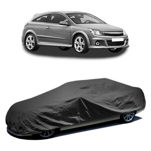 Husa prelata auto pentru OPEL ASTRA H GTC (A04) 2005 - 2010, culoare negru, material textil impermeabil, rezistanta la intemperii praf UV, CARPASSION Husa Protectie - Img 2