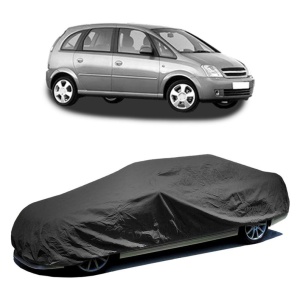 Husa prelata auto pentru OPEL MERIVA A MPV (X03) 2003 - 2010, culoare negru, material textil impermeabil, rezistanta la intemperii praf UV, CARPASSION Husa Protectie - Img 2