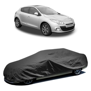 Husa prelata auto pentru RENAULT MEGANE III Hatchback Van (BZ_) 2008 - 2015, culoare negru, material textil impermeabil, rezistanta la intemperii praf UV, CARPASSION Husa Protectie - Img 2