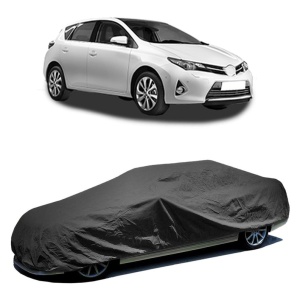 Husa prelata auto pentru TOYOTA AURIS (_E18_) 2012 - 2018, culoare negru, material textil impermeabil, rezistanta la intemperii praf UV, CARPASSION Husa Protectie - Img 2