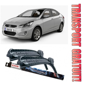 Hyundai Accent Set 2 stergatoare parbriz Bosch Bosch Aerotwin 65 cm/40 cm compatibile cu Hyundai Accent IV Saloon (Rb) din 2010-2017 (65 cm / 40 cm)